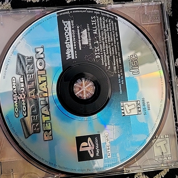 Command & conquer red alert retaliation Playstation 1 game mint condition - Picture 5 of 12